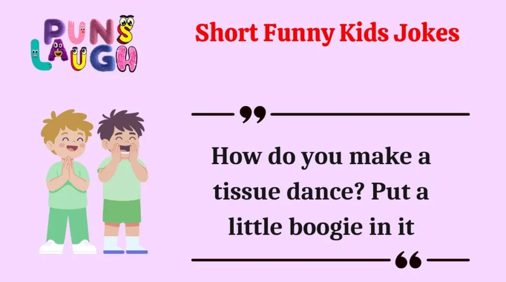 Short Funny Kids Jokes