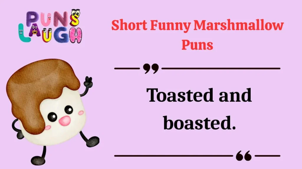 Short Funny Marshmallow Puns