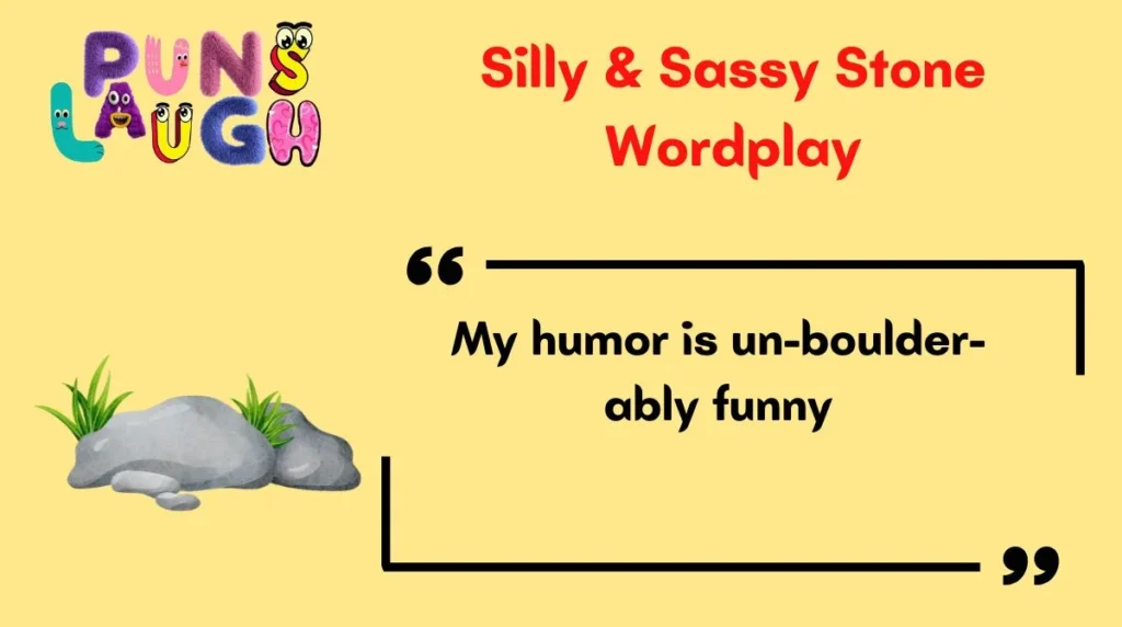 Silly & Sassy Stone Wordplay