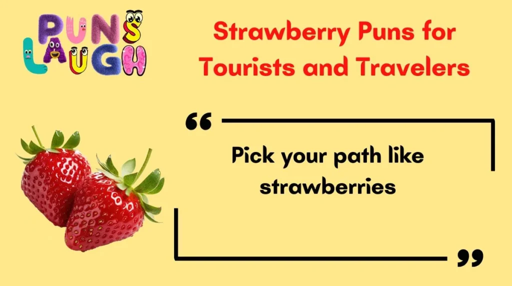 Strawberry Puns for Tourists and Travelers