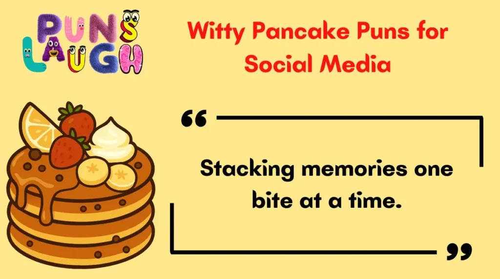 Witty Pancake Puns for Social Media
