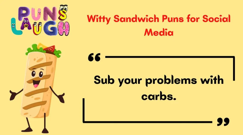 Witty Sandwich Puns for Social Media