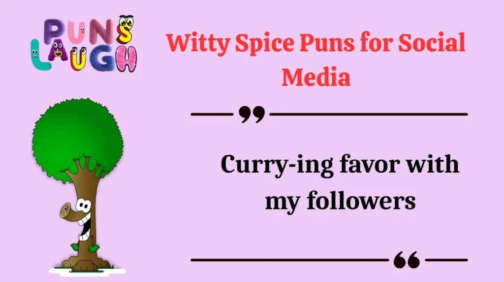 Witty Spice Puns for Social Media
