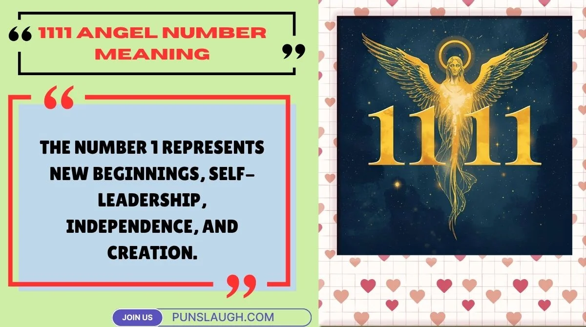 1111 Angel Number Meaning