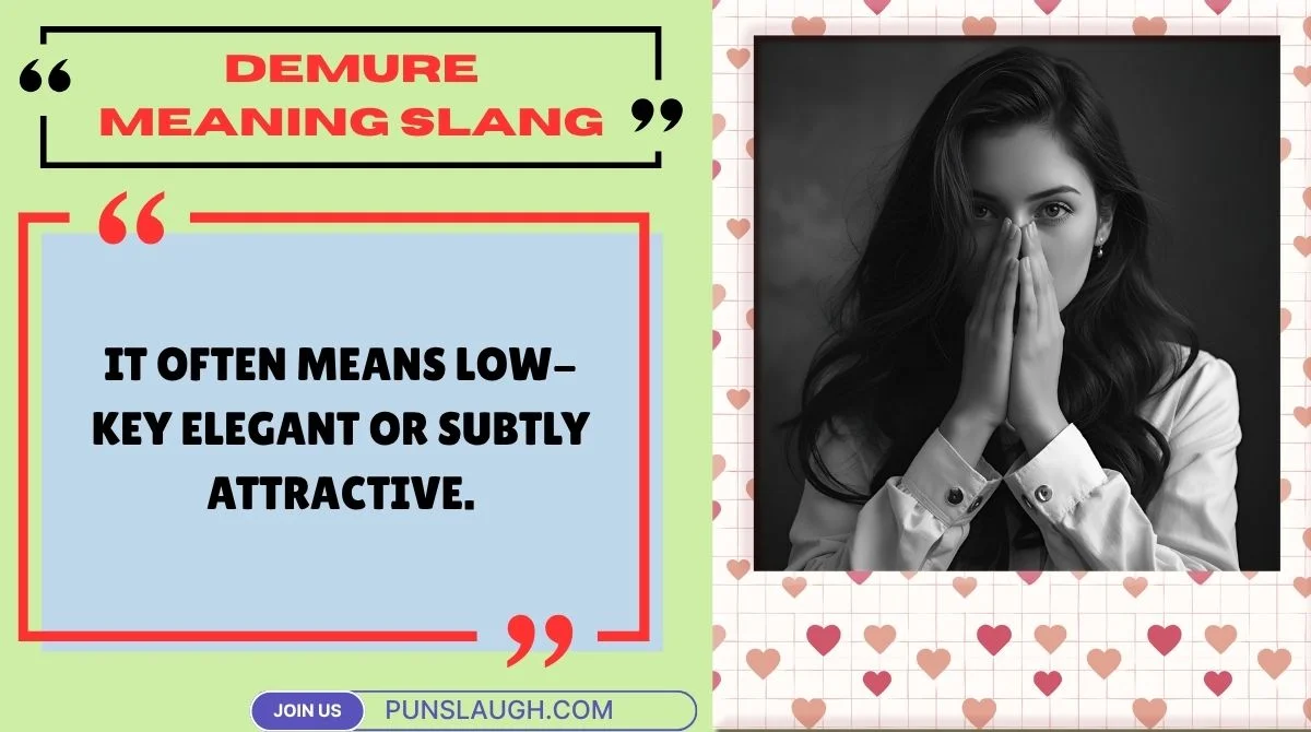 Demure Meaning Slang