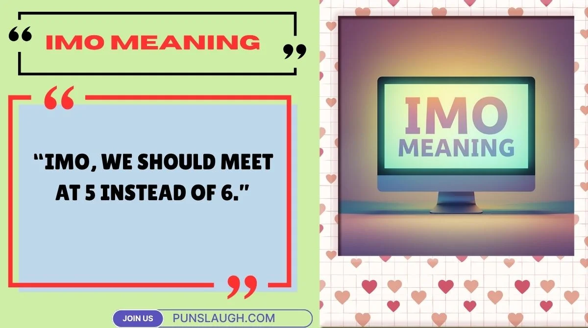 IMO Meaning