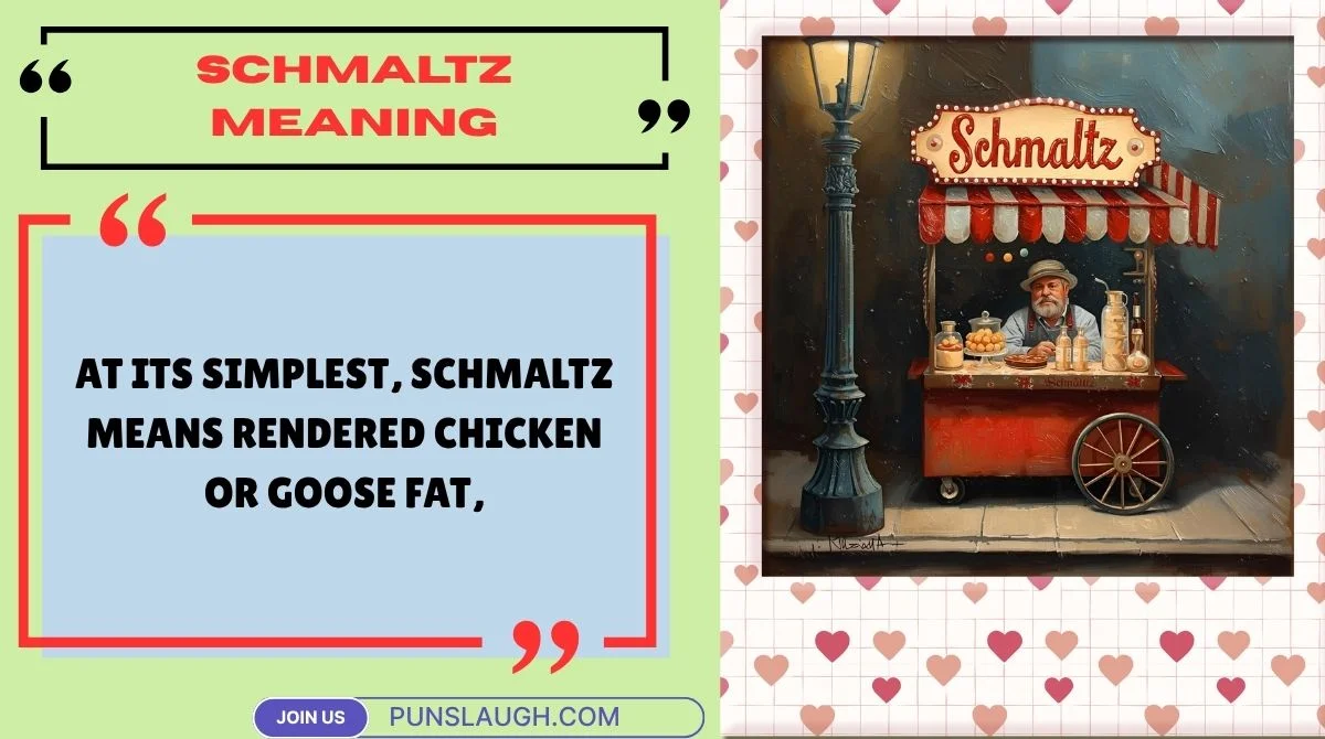 Schmaltz Meaning