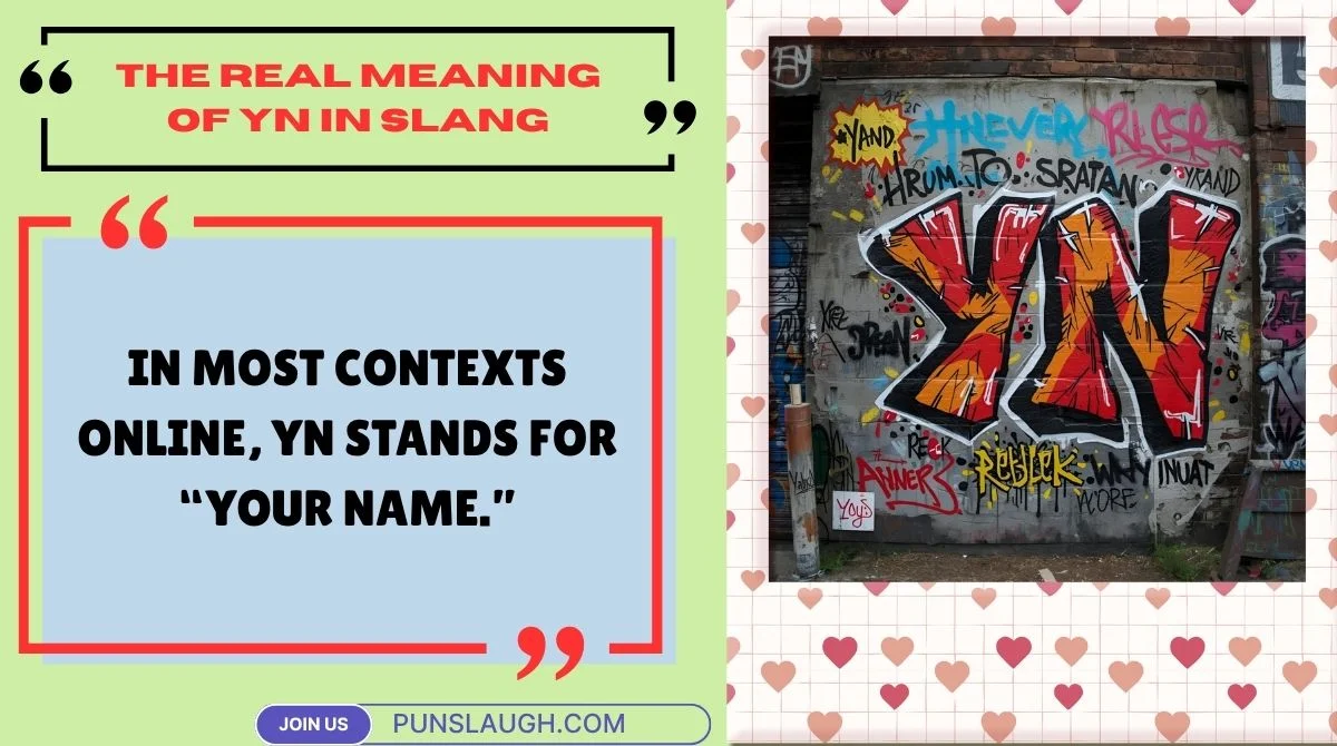 The Real Meaning of YN in Slang