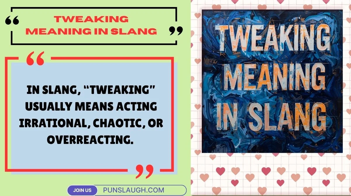 Tweaking Meaning in Slang